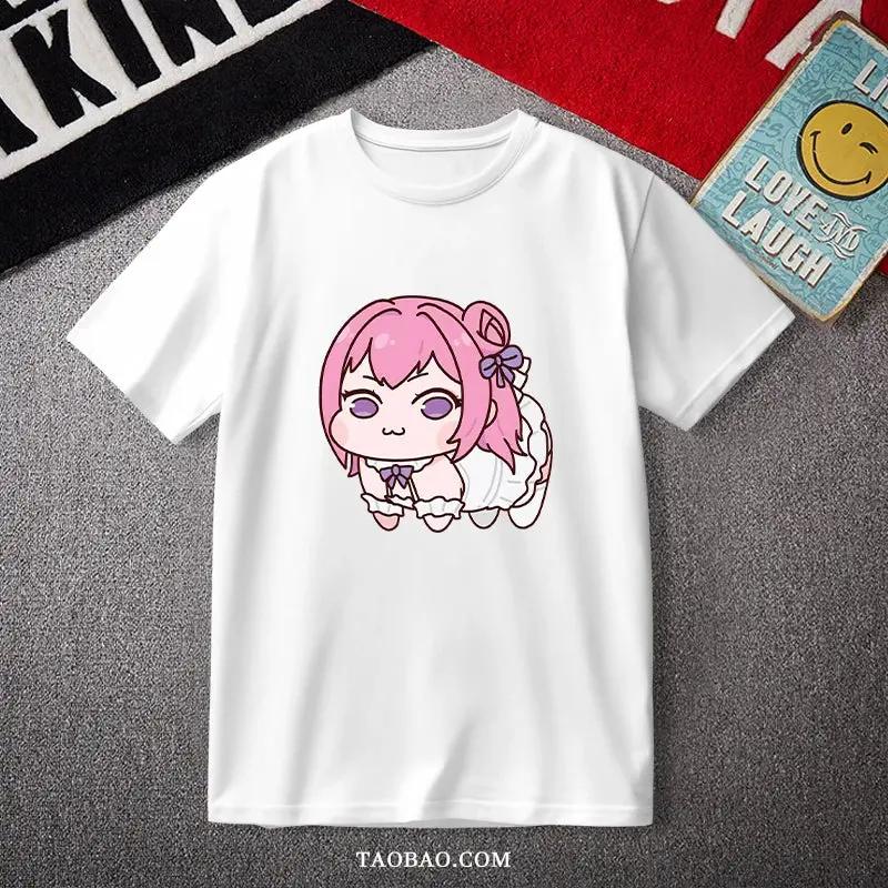 Doro Dorothy Pink Hair Dog Short Sleeve T Shirt Pure Cotton Harajuku Style by Vimost Shop