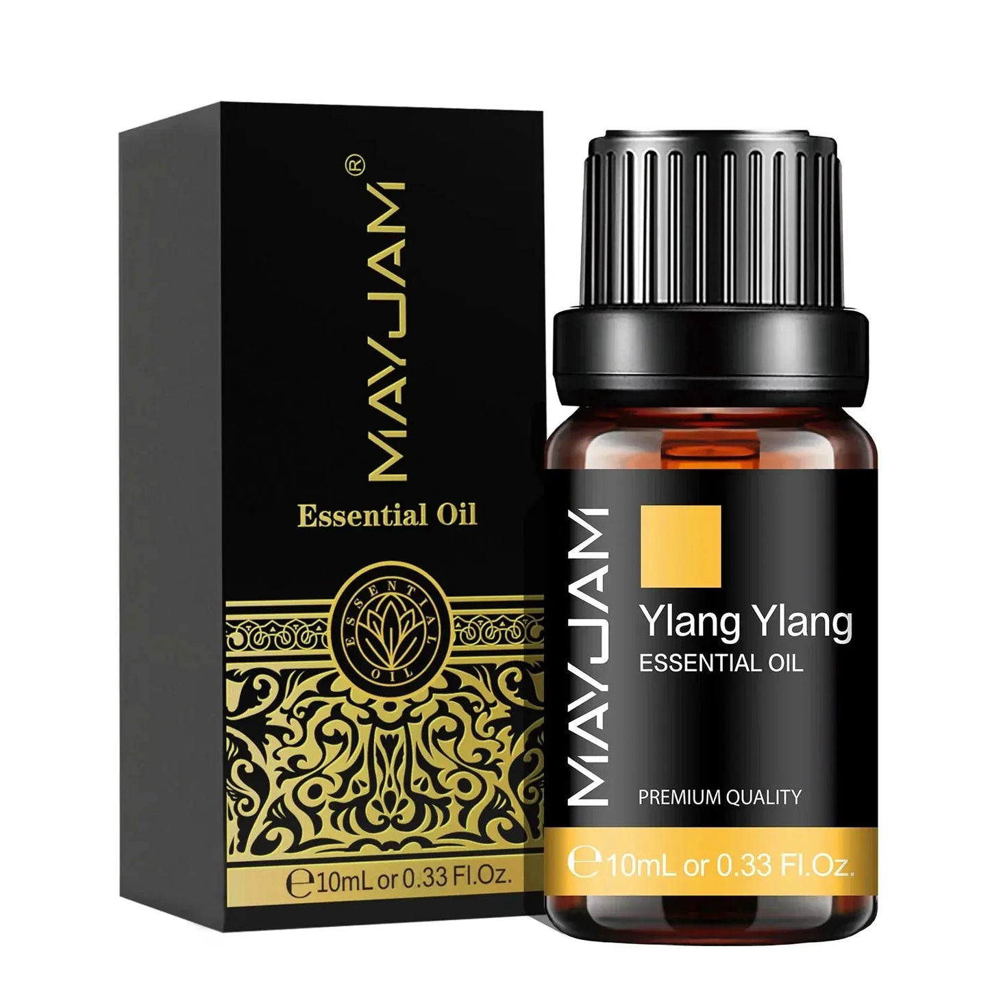 MAYJAM 10ML Lavender Lemongrass Jasmine Vanilla Eucalyptus Rose Lemon Essential Oil For Humidifier Diffuser Candle Making by Maiden-Art