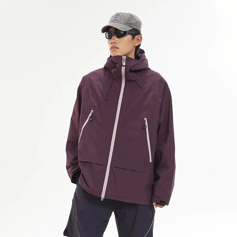 Unisex Waterproof Windproof Hiking Jacket for Outdoor Activities by Vimost Shop