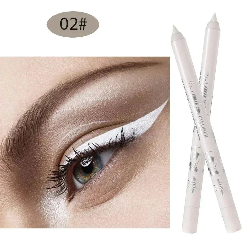 Waterproof Eyeliner Long Lasting Pencil Colourful Pigment Blue Black White Color Gel Eye Liner Pen Makeup Eye Beauty Cosmetics by SXILOVE Makeup Store
