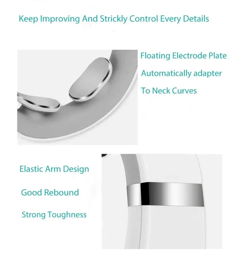 Cervical Massager Protable Mini Neck Shoulder Massager Deep Massage Neck Warm Pressing Neck Pressing Care by YOSYO Official Store