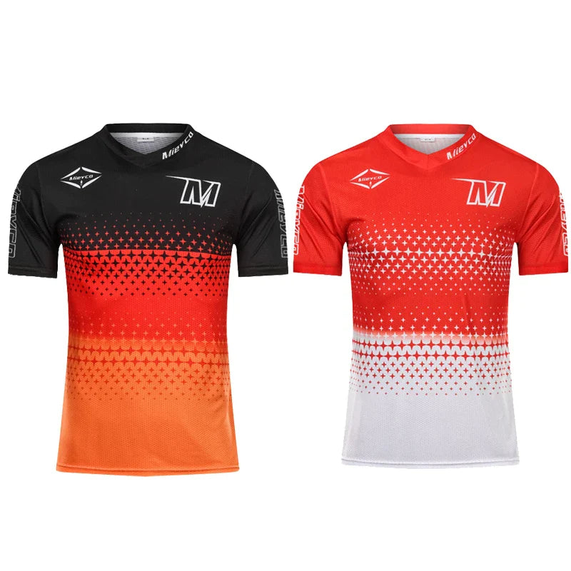 2 Pack Mens Quick Dry Athletic T Shirts for Gym Running and Fitness Training Compression Sports Top-1