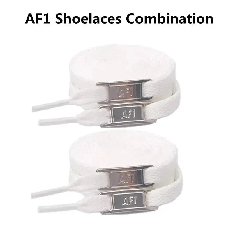 Original AF1 Shoelaces Combination White Flats Laces and Shoe Decoration Suit Sneaker Shoelace Air Force One Shoes Accessories by Stone's Store