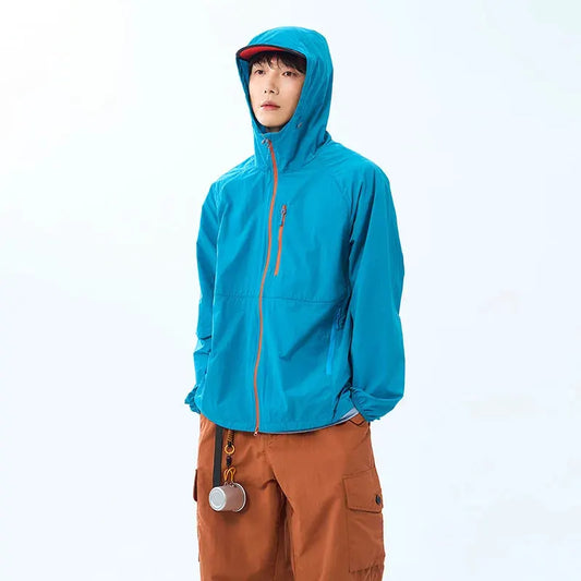 Lightweight Hooded Hiking Windbreaker Jacket for Trail Wear by Vimost Shop