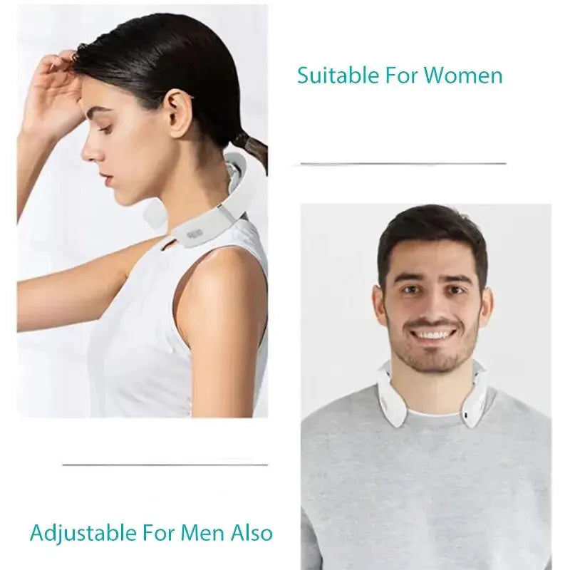 Cervical Massager Protable Mini Neck Shoulder Massager Deep Massage Neck Warm Pressing Neck Pressing Care by YOSYO Official Store