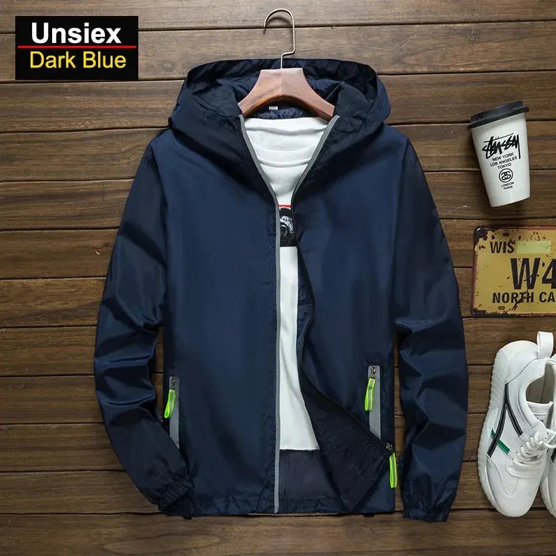 Unisex Breathable Reflective Hiking Jacket for Outdoor Wear by Vimost Shop