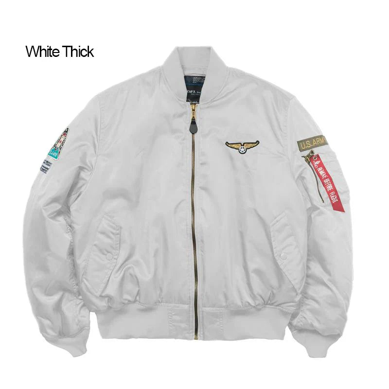 Men's Bomber Jacket Casual Fall Winter Military Jacket and Coats Outwear-5