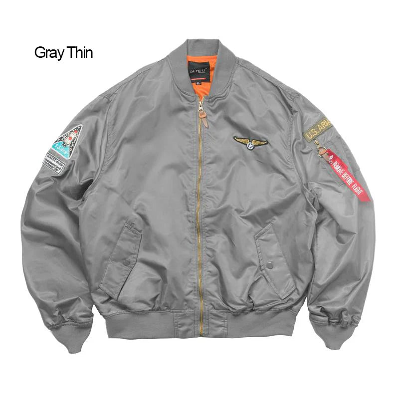 Men's Bomber Jacket Casual Fall Winter Military Jacket and Coats Outwear-10
