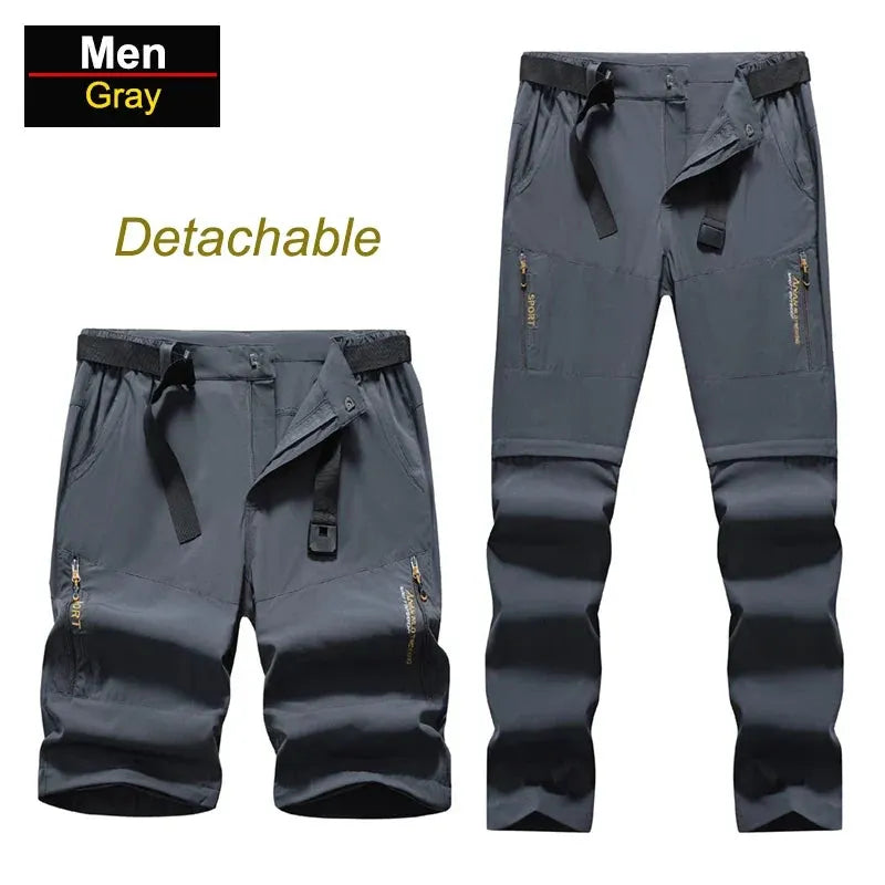 Men's Convertible Quick Dry Hiking Pants with Detachable Legs by Vimost Shop