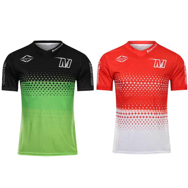 2 Pack Mens Quick Dry Athletic T Shirts for Gym Running and Fitness Training Compression Sports Top-5