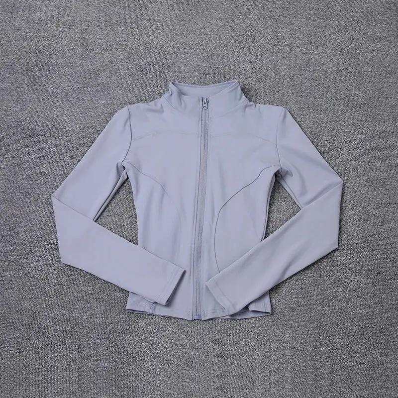 Women Sport Jacket Long Sleeve Shirt Workout Coat Gym Training Clothing Yoga Sportswear by Vimost Shop
