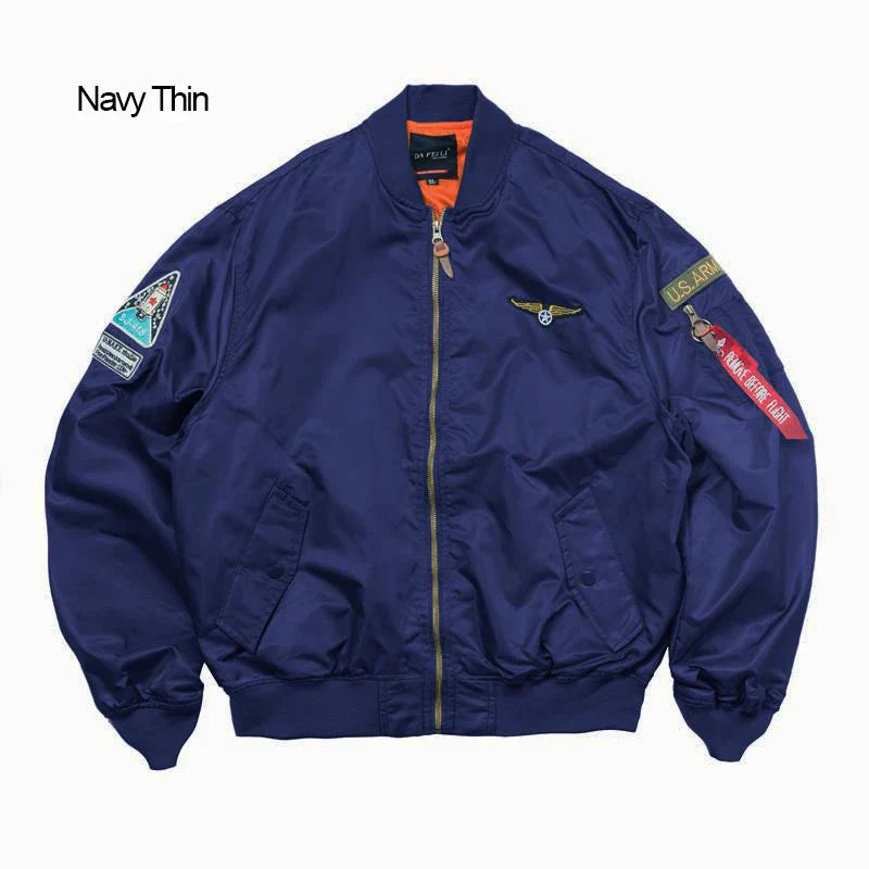 Men's Bomber Jacket Casual Fall Winter Military Jacket and Coats Outwear-9