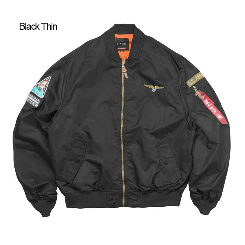 Men's Bomber Jacket Casual Fall Winter Military Jacket and Coats Outwear-6