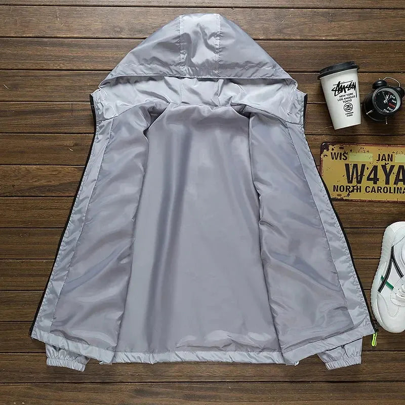 Unisex Breathable Reflective Hiking Jacket for Outdoor Wear by Vimost Shop