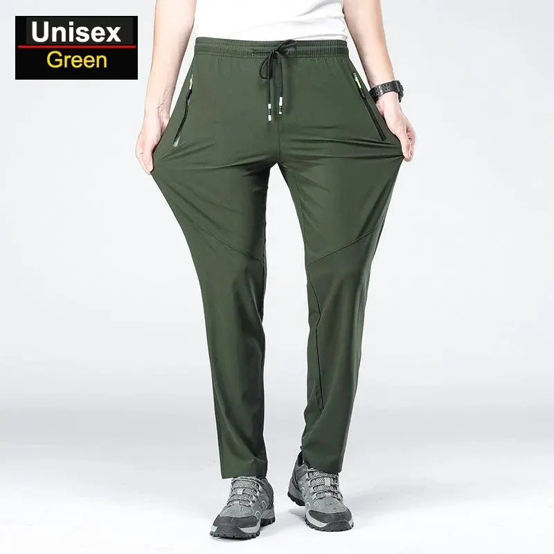Unisex Drawstring Quick Dry Hiking Pants for Outdoor Wear by Vimost Shop