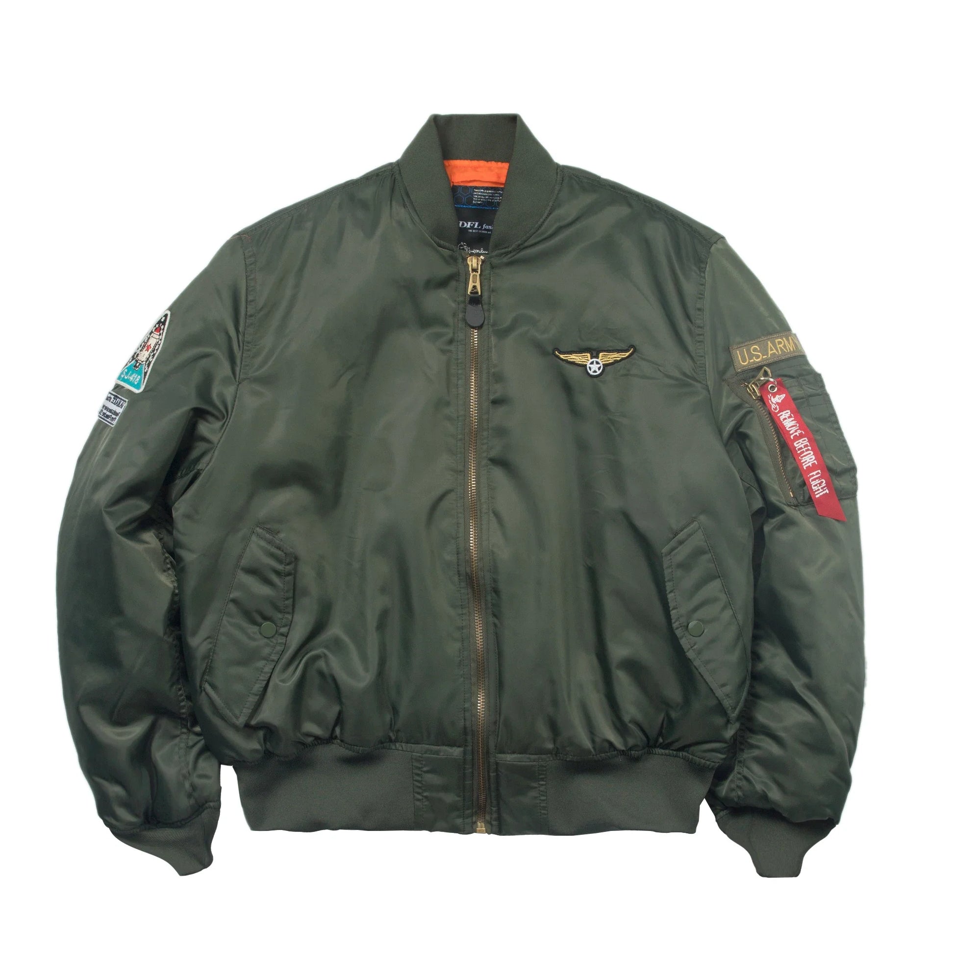Men's Bomber Jacket Casual Fall Winter Military Jacket and Coats Outwear-1