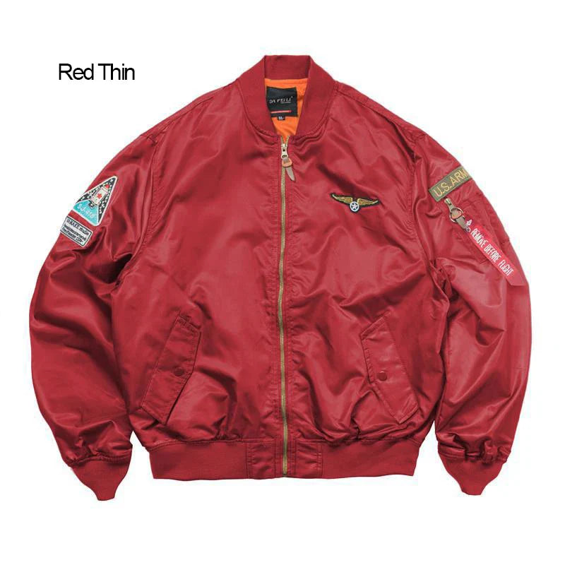 Men's Bomber Jacket Casual Fall Winter Military Jacket and Coats Outwear-13