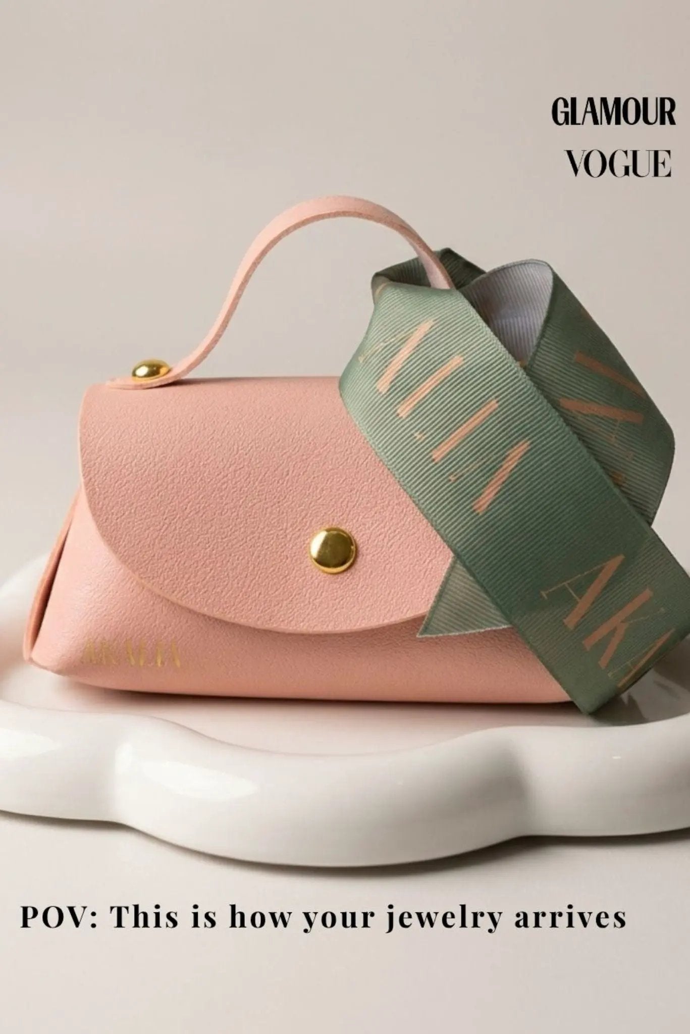 Luna Waterproof Dainty Triangle Zircon Pave Stud by Akalia