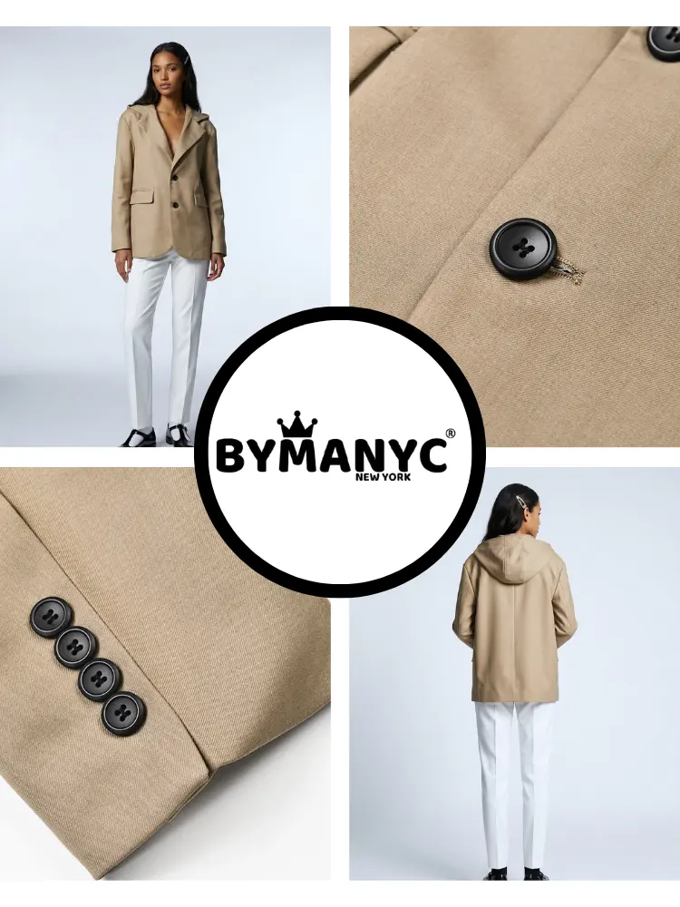 SOHO Hooded Tailored Blazer | Modern BYMANYC ® New York by BYMANYC ® New York