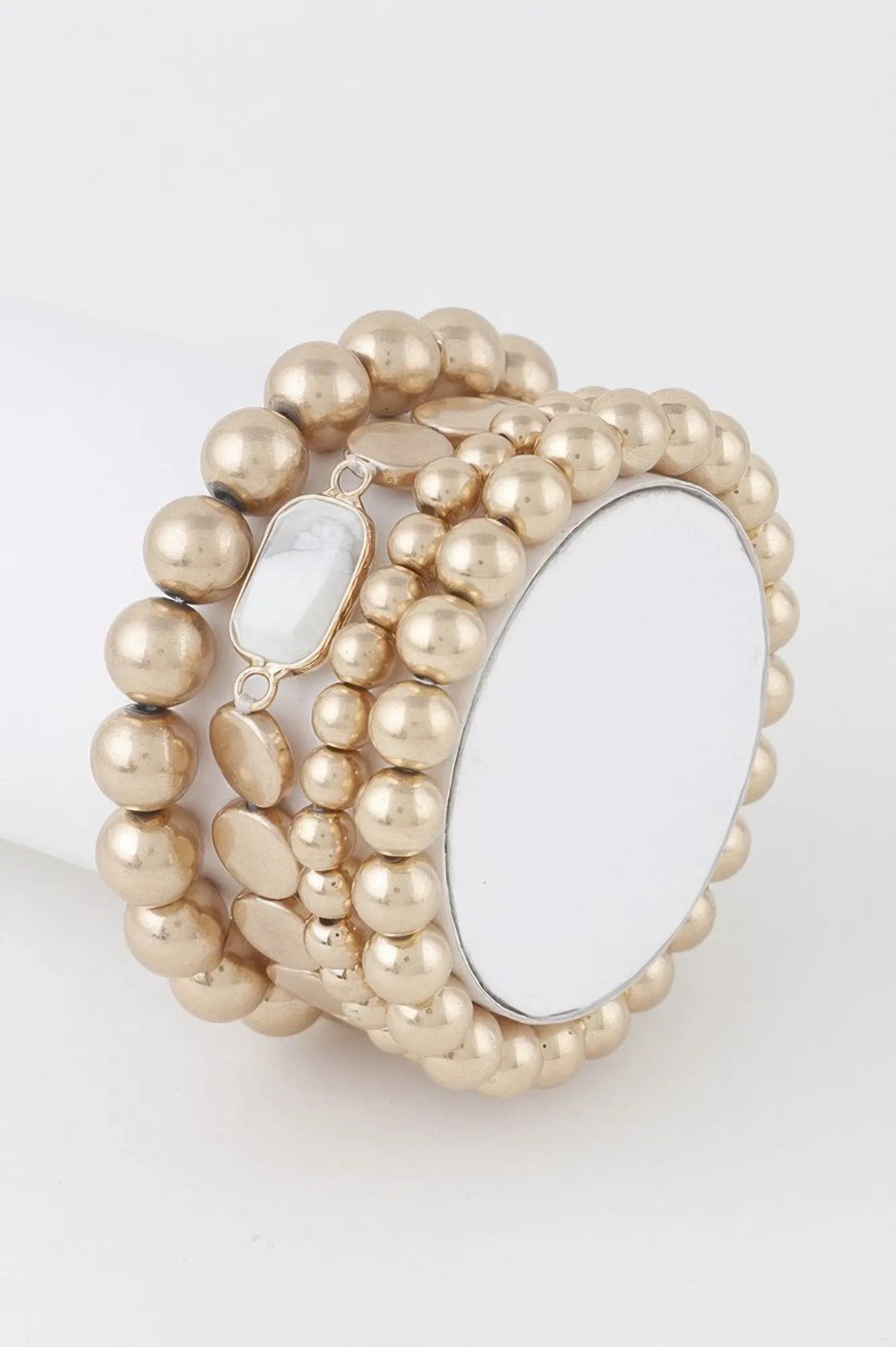 BYMANYC New York Soho Stone Pendant Beaded Bracelet For Minimalists by BYMANYC ® New York