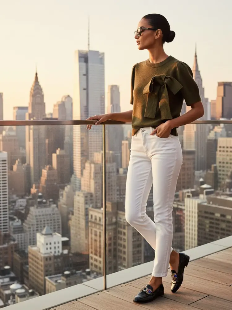 SOHO Women's Side Bow Sweater Prêt-à-Porter BYMANYC ® New York by BYMANYC ® New York
