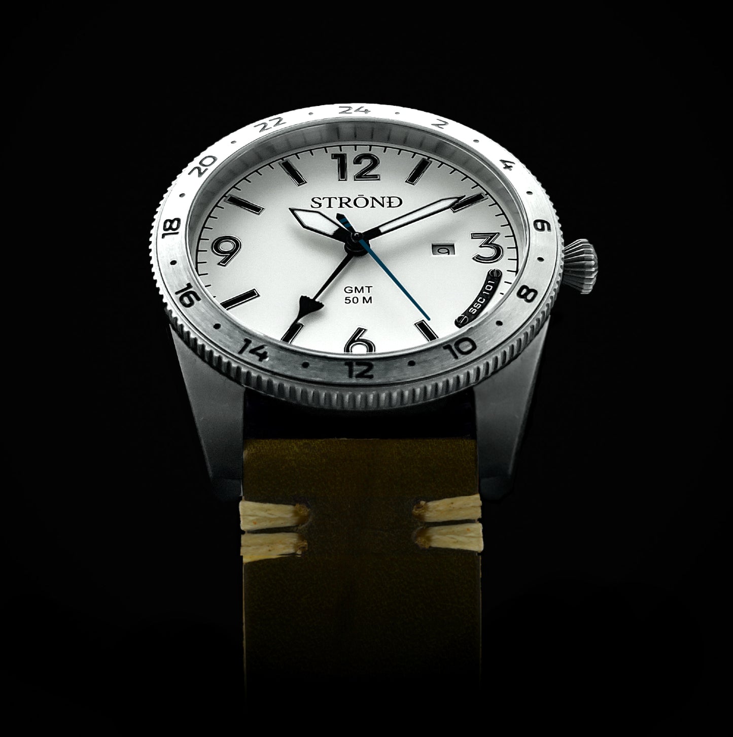 STROND SSC‑101 24h GMT Concorde Watch White Dial