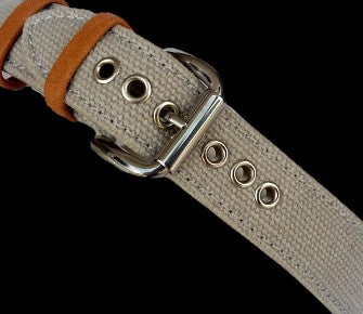 STROND DC‑3 Canvas Watch Strap | Vintage Cotton Canvas 22mm