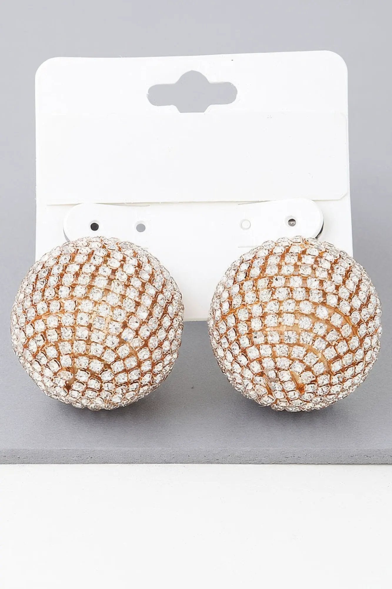 STUDIO 54 Bejeweled Rhinestone Disco Earrings: BYMANYC ® New York by BYMANYC ® New York