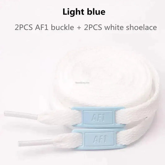 Original AF1 Shoelaces Combination White Flats Laces and Shoe Decoration Suit Sneaker Shoelace Air Force One Shoes Accessories by Stone's Store