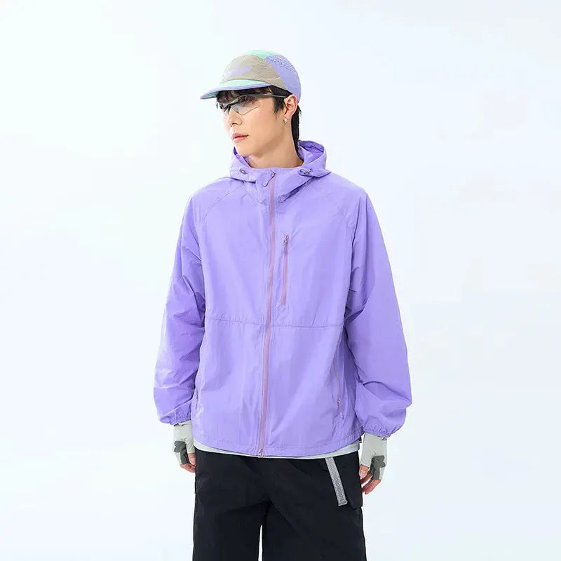 Lightweight Hooded Hiking Windbreaker Jacket for Trail Wear by Vimost Shop