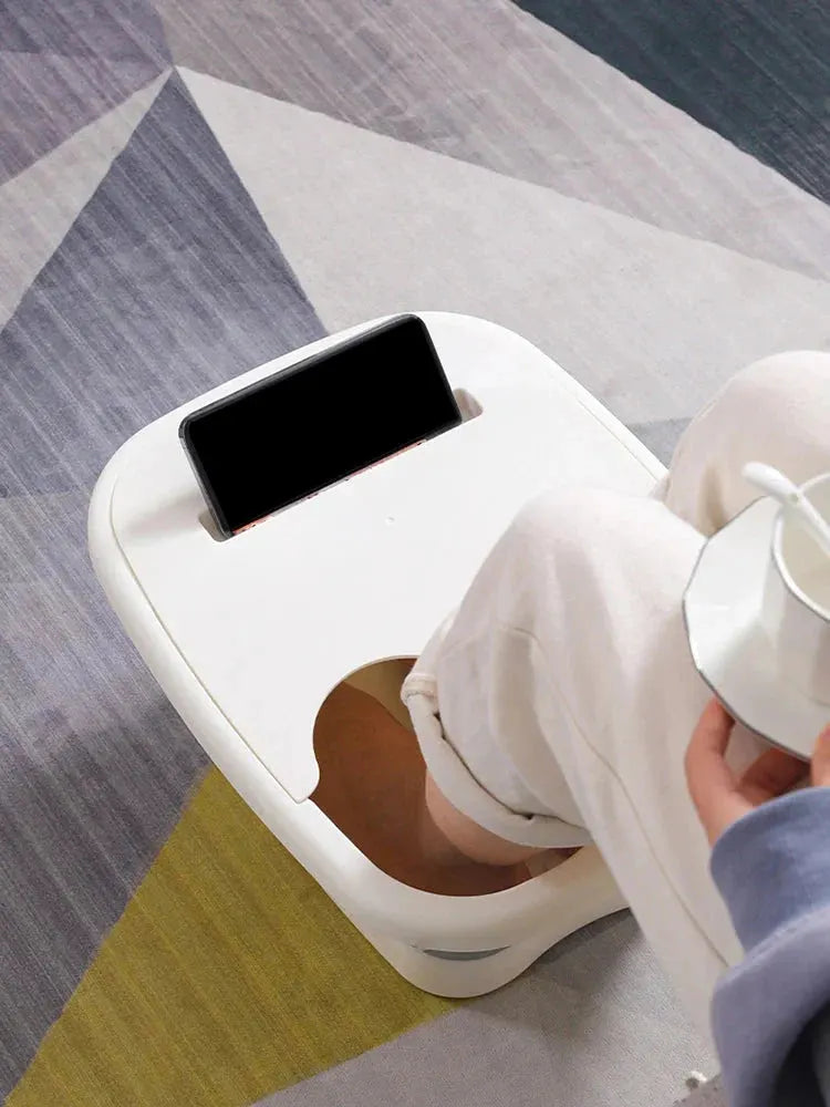 Foldable Footbath Massage Bucket Soaking Bucket Folding Basin Spa Foot Bath Bucket Household Sauna Bathtub Pedicure Bath Bathtub by LoveLife Home Living Store