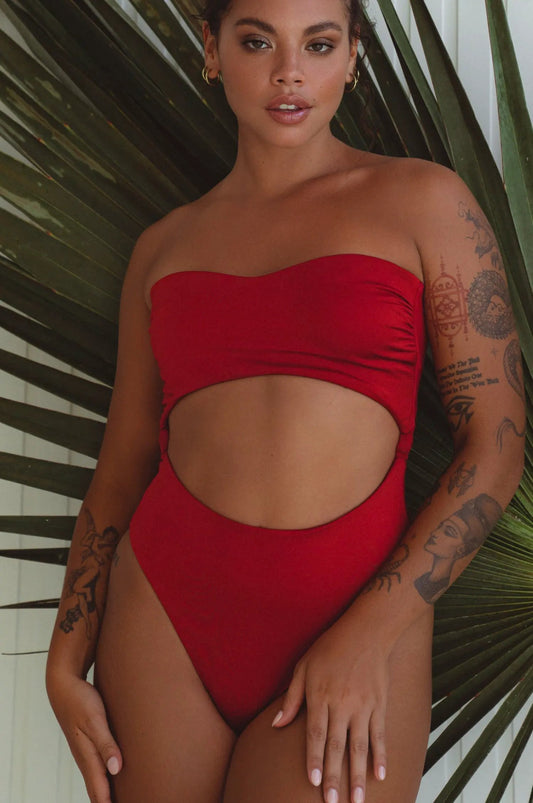 San Leo One Piece Cut-out Swimsuit by Islabayswim