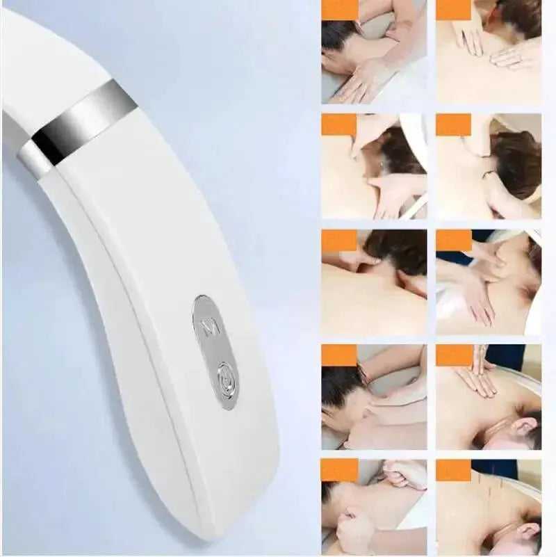 Cervical Massager Protable Mini Neck Shoulder Massager Deep Massage Neck Warm Pressing Neck Pressing Care by YOSYO Official Store