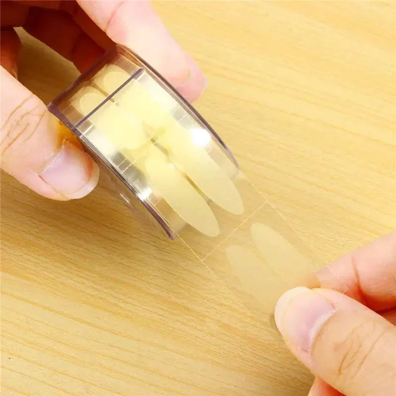 600 Pcs Eye Lift Strips Double Eyelid Tape Clear Gray Eyelid Stripe Big Eyes Invisible Double Fold Eyelid Sticker Makeup Tools by JEARLYU NAIL Store