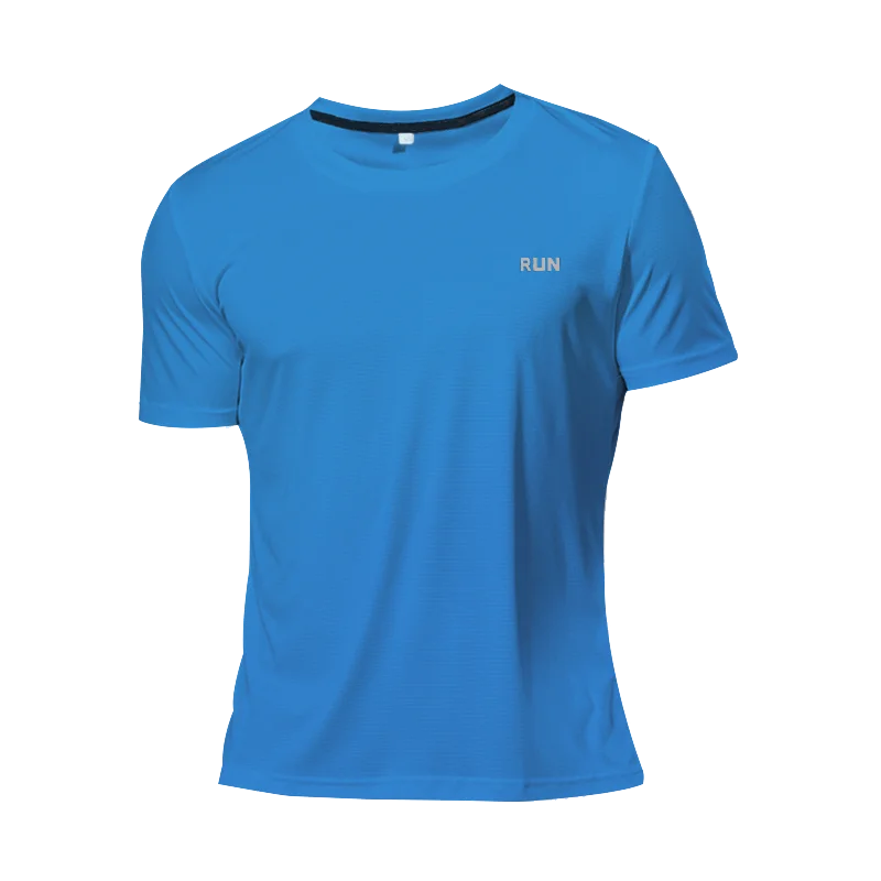 Mens Long and Short Sleeve Ice Silk Quick Dry Sports Top for Running Gym Hiking and Outdoor Training-8