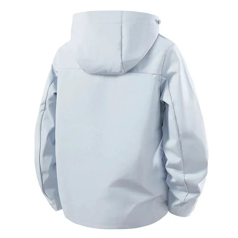 Unisex Waterproof Oil-Resistant Hiking Jacket for Outdoor Use by Vimost Shop