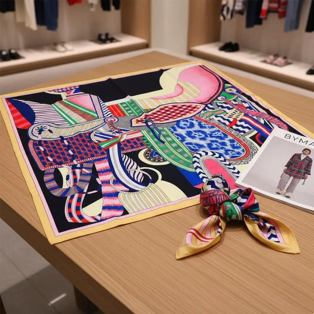 Scarf ABSTRACT EQUINE Metropolitan Collection BYMANYC ® New York by BYMANYC ® New York