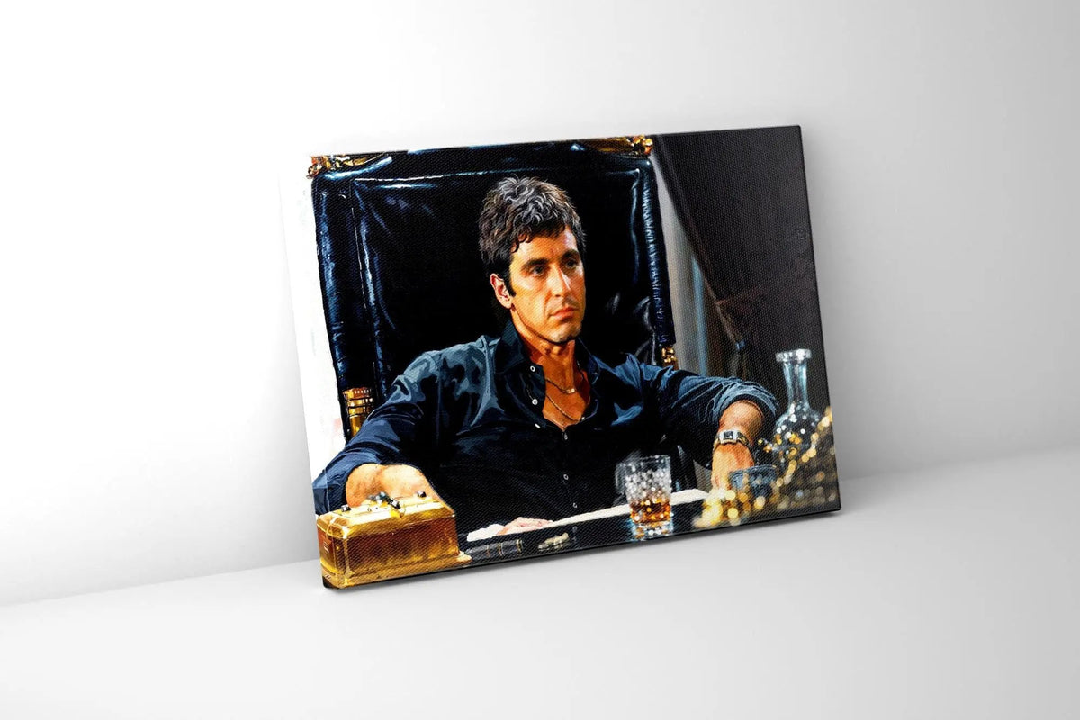 Scarface art - Canvas Print Wall Art Decor-Scene Movie by Gtaart.ca