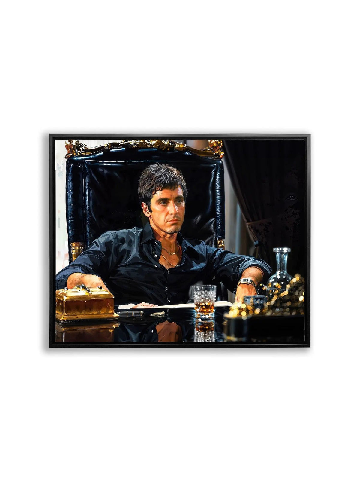 Scarface art - Canvas Print Wall Art Decor-Scene Movie by Gtaart.ca