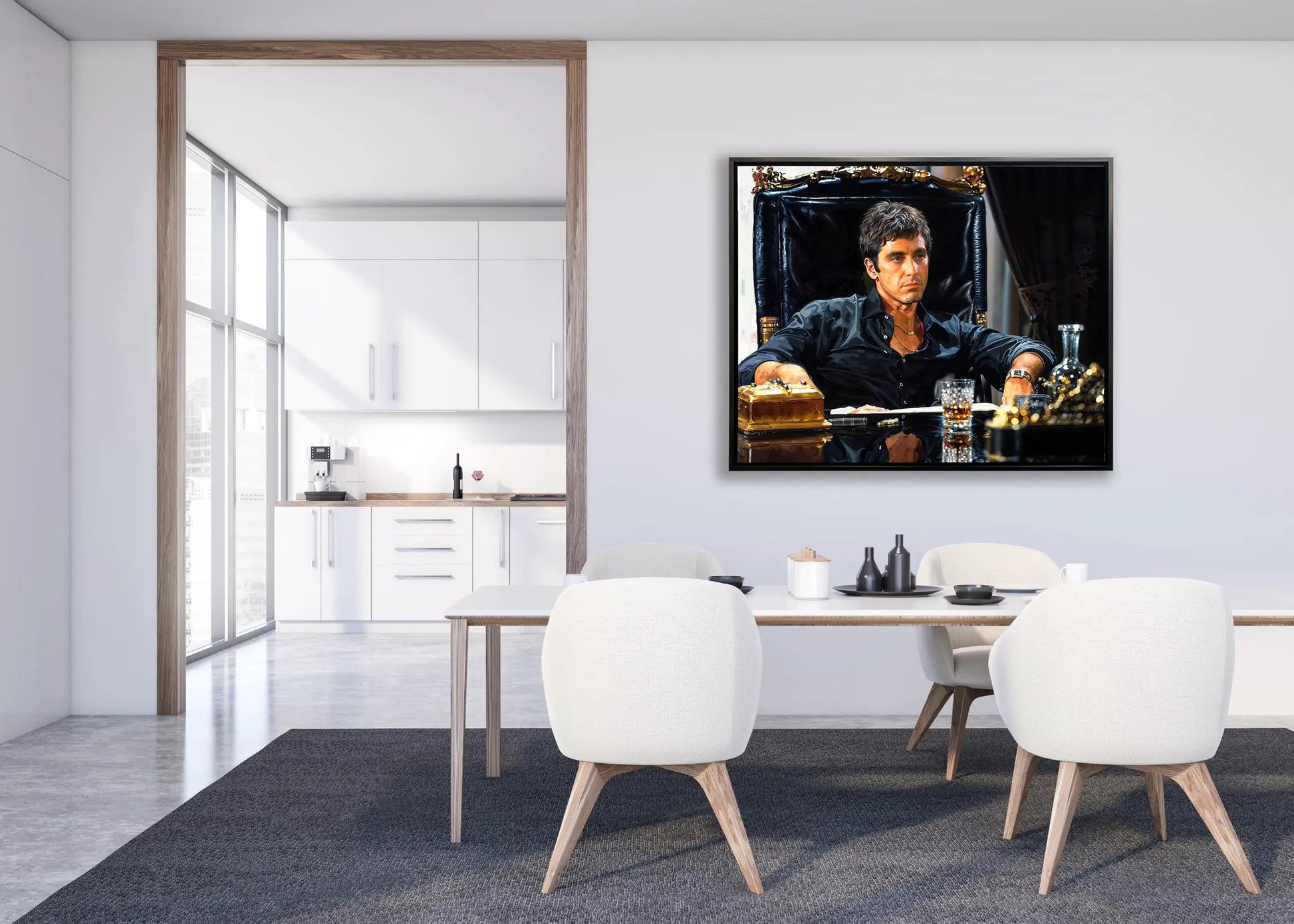 Scarface art - Canvas Print Wall Art Decor-Scene Movie by Gtaart.ca