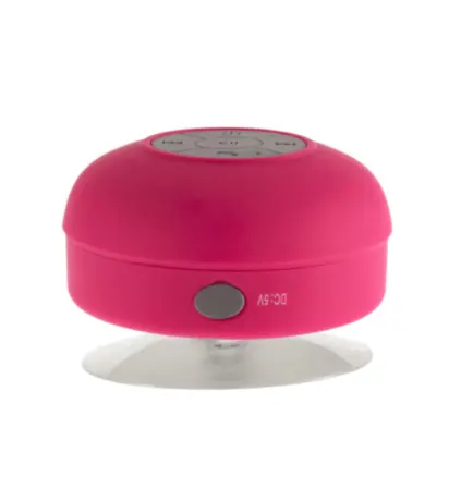 Bluetooth Shower Speaker - Red/Pink by Savoy Active