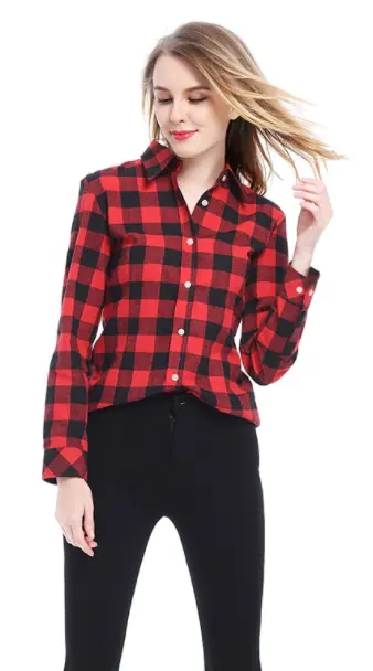 Cemizo Long Sleeve Flannel Shirt - Red by Savoy Active