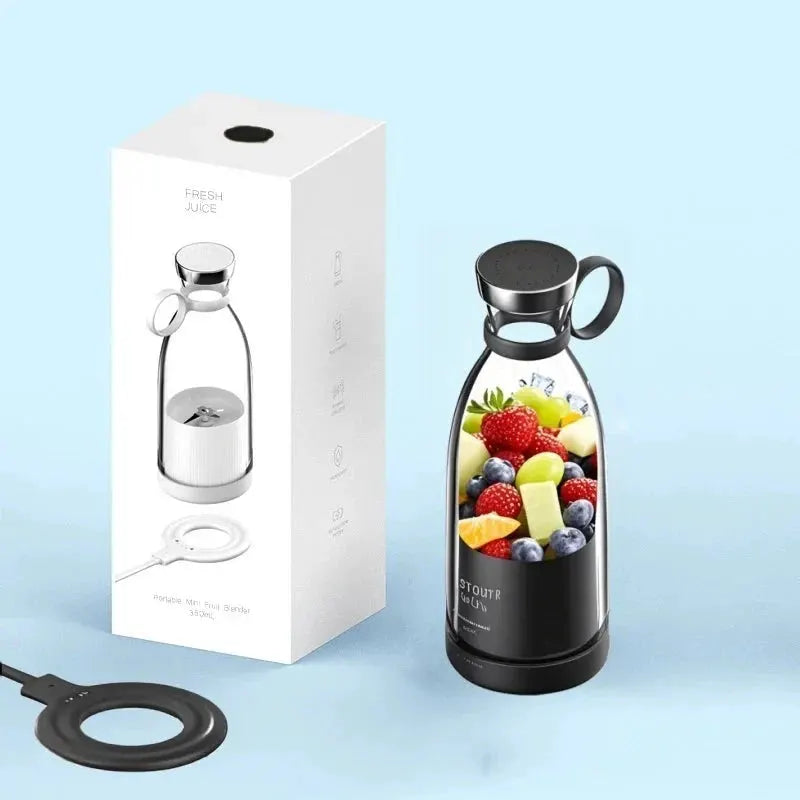 Mini Portable Blender Electric Juicer Fruit Mixers Fruit Extractors Smoothies Mixer Multifunctional Juice Maker Machine Blender by CREAROMA Choice Store