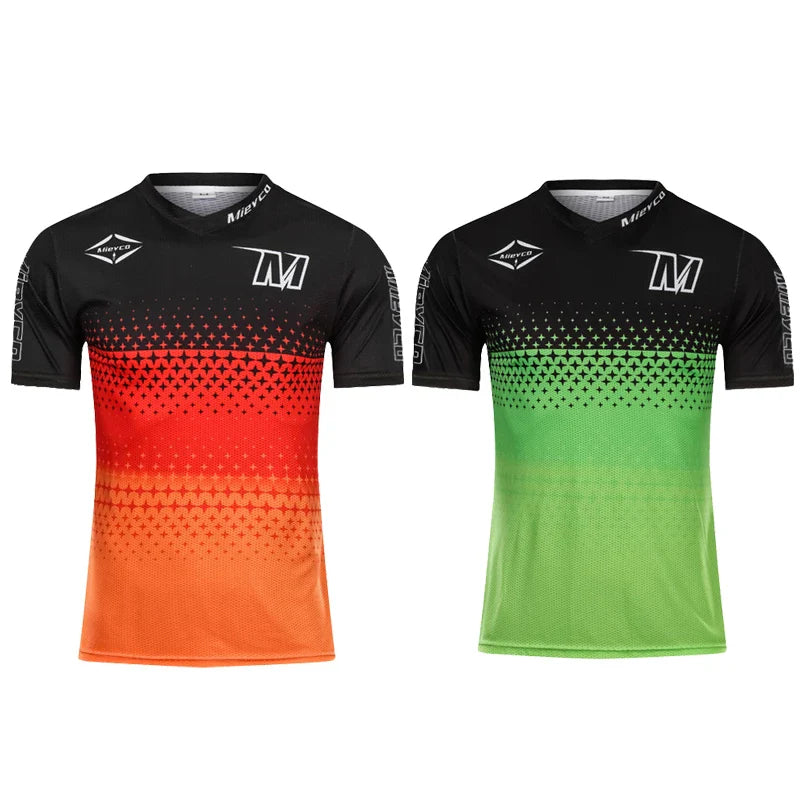 2 Pack Mens Quick Dry Athletic T Shirts for Gym Running and Fitness Training Compression Sports Top-6