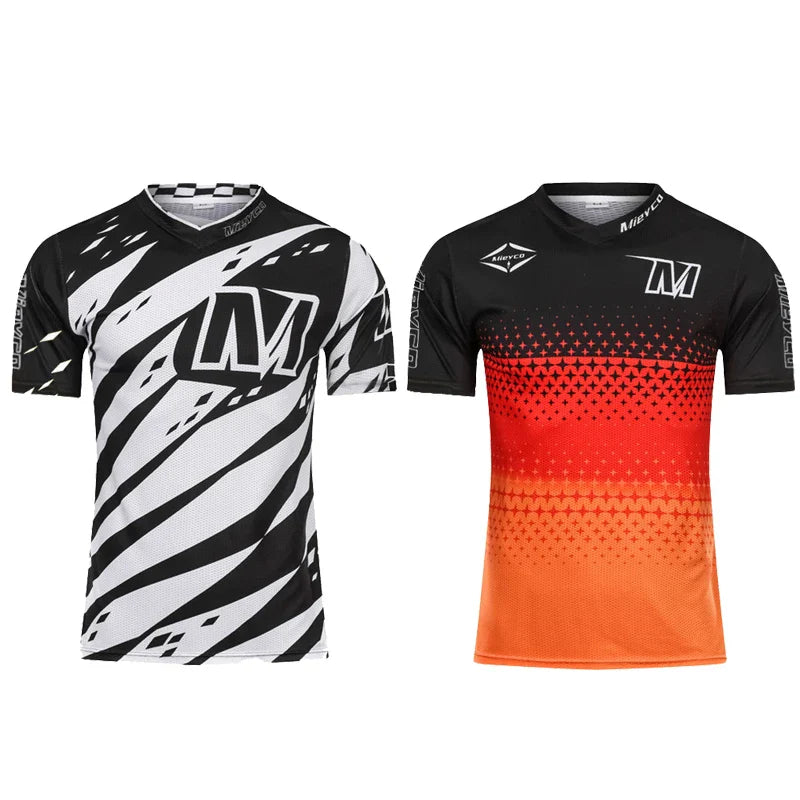 2 Pack Mens Quick Dry Athletic T Shirts for Gym Running and Fitness Training Compression Sports Top-8