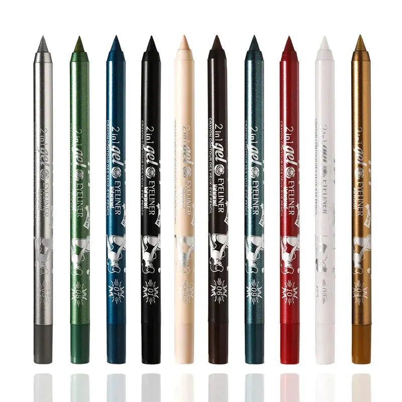 Waterproof Eyeliner Long Lasting Pencil Colourful Pigment Blue Black White Color Gel Eye Liner Pen Makeup Eye Beauty Cosmetics by SXILOVE Makeup Store