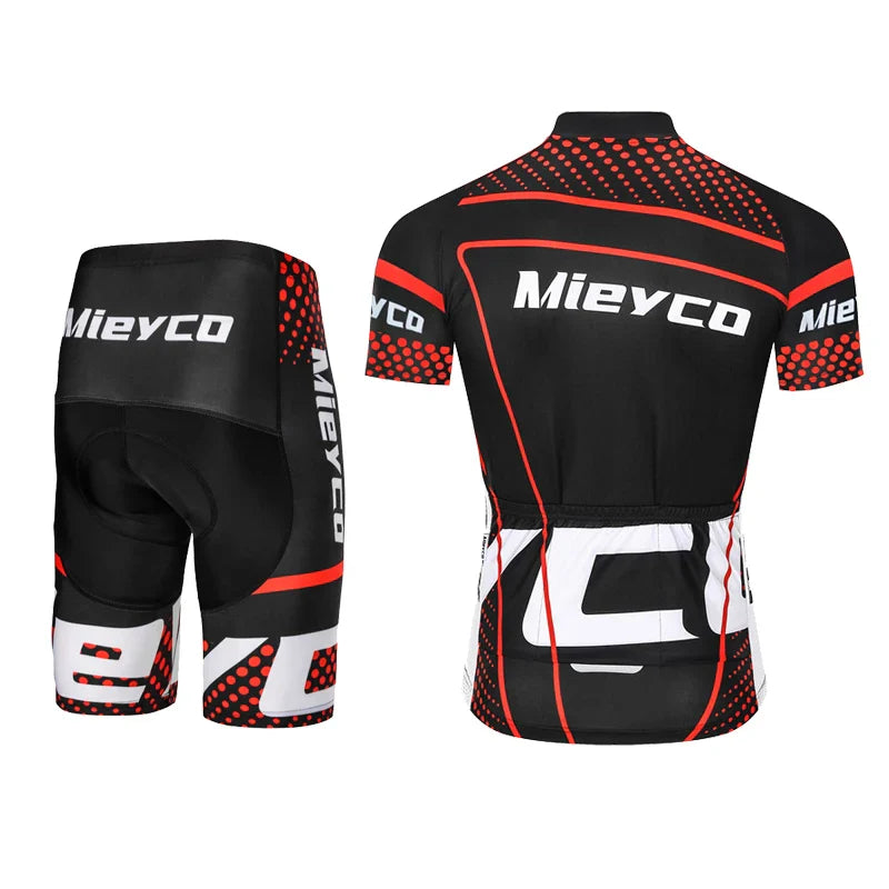 Men Quick Dry Breathable Cycling Jersey Short Sleeve Racing Bike Shirt-1
