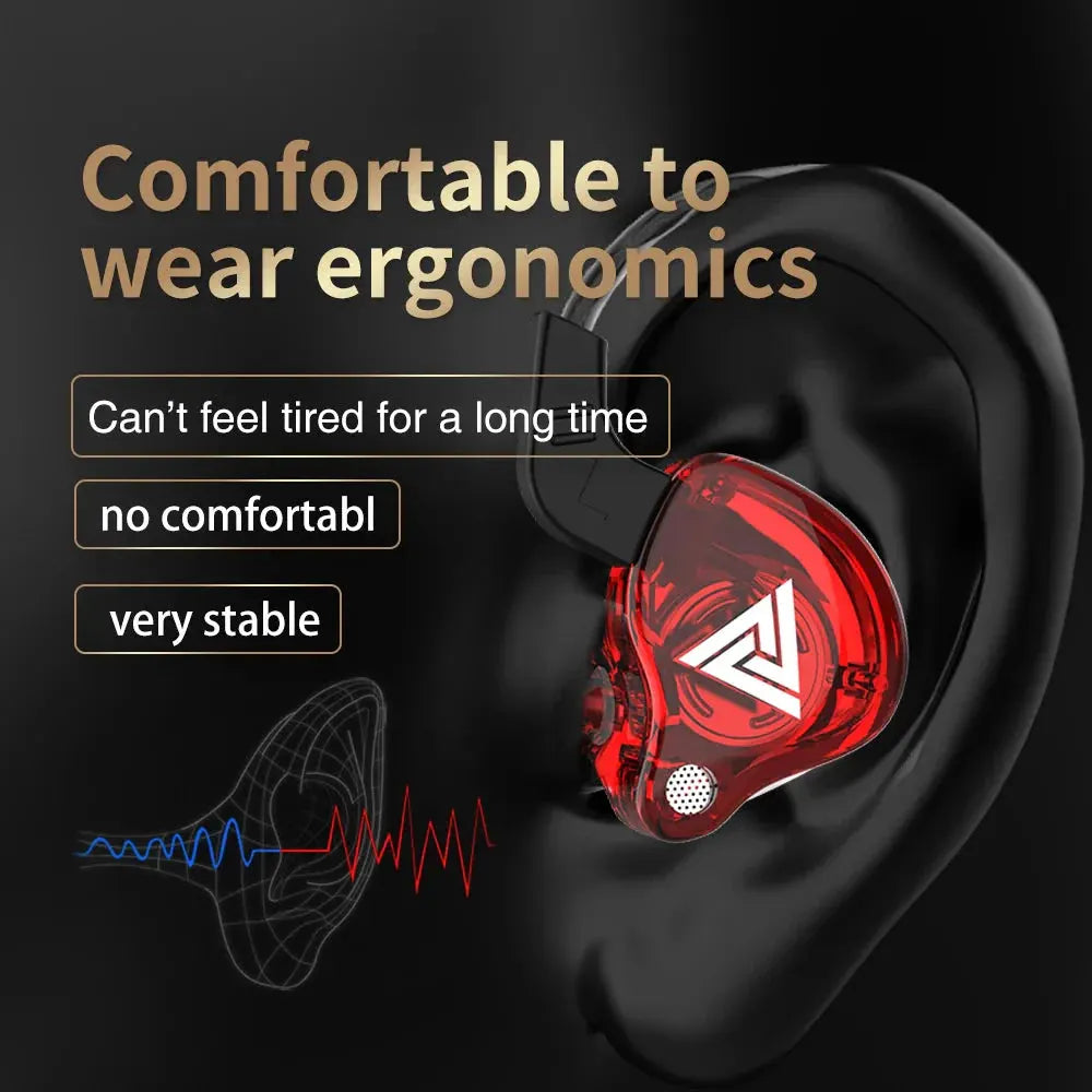3.5mm Cable Wired Earphones QKZ AK6 HiFi Sound Quality Earphone With Wire Gaming Headset Gamer Headphones Bass Cheap Sale Earbud by KELIXIN Global Store