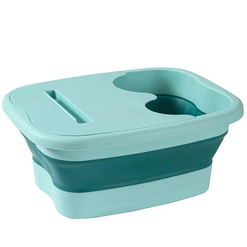 Foldable Footbath Massage Bucket Soaking Bucket Folding Basin Spa Foot Bath Bucket Household Sauna Bathtub Pedicure Bath Bathtub by LoveLife Home Living Store
