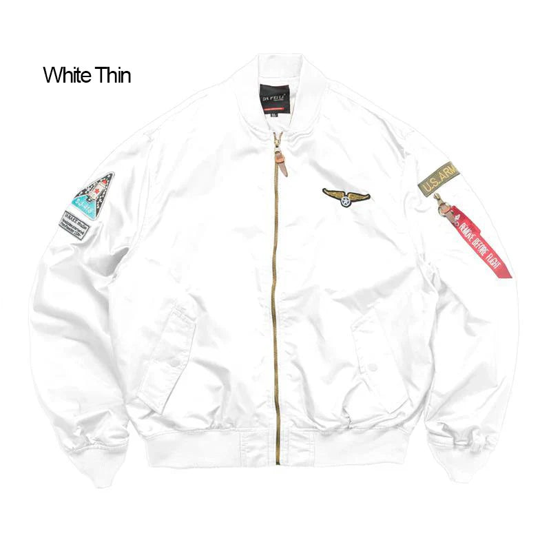 Men's Bomber Jacket Casual Fall Winter Military Jacket and Coats Outwear-14